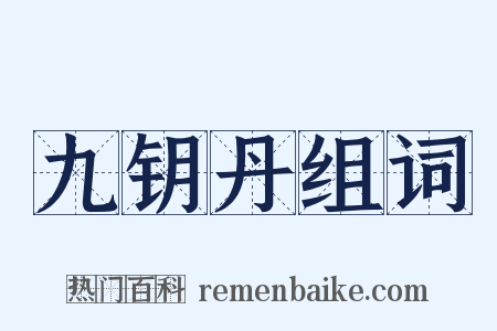 九钥丹组词是什么意思的图片
